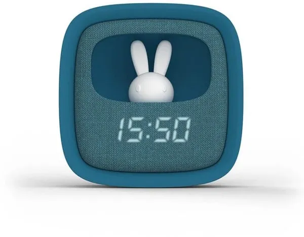 MOB Alarm Clock with Light Billy Clock Dark Blue